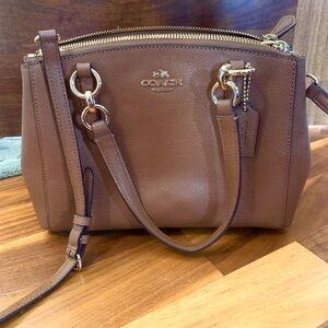 Coach Mini Christie Carryall Saddle Brown